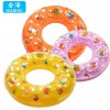廠家直銷加厚兒童雙層水晶PVC游泳圈充氣嬰兒腋下圈救生圈批發