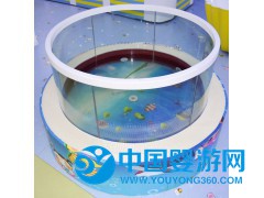 供應(yīng)圓形玻璃池兒童游泳池鋼化玻璃池