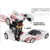 一鍵變形遙控車紅外線感應保時捷變形機器人