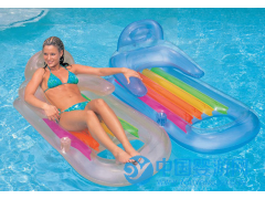 正品INTEX明扶手靠背豪華浮排