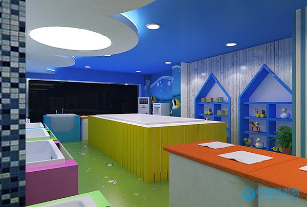 嬰兒游泳館裝修效果圖