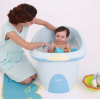小孩洗澡桶大號澡盆嬰兒浴盆兒童沐浴缸可坐加厚寶寶浴桶