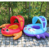 嬰兒游泳艇寶寶游泳浮圈兒童充氣游泳坐圈水上游艇批發一件代發