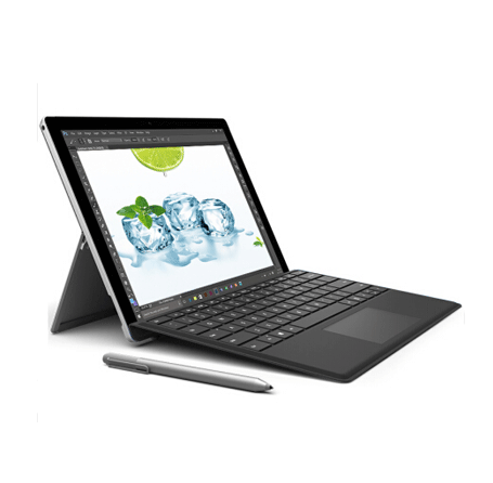 微軟Surface Pro 4筆記本電腦（Intel i5 4G內存 128G存儲 觸控筆 預裝Win10）