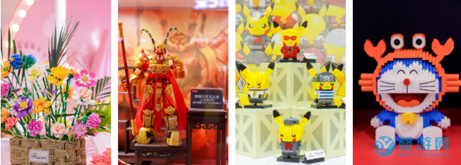 市場熱賣的積木品類在2021年深圳玩具展上大面積展示